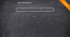 Desktop Screenshot of hotel-bahnhof-post.ch
